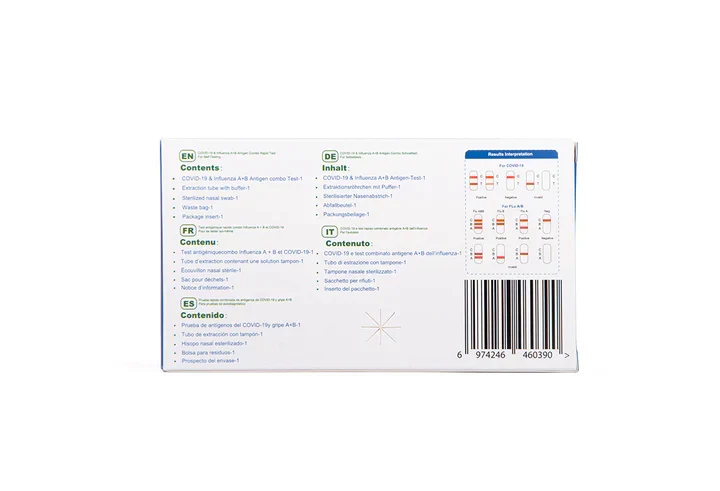 3in1 Safecare® Kombi-Test (Covid-19, Influenza A+B)
