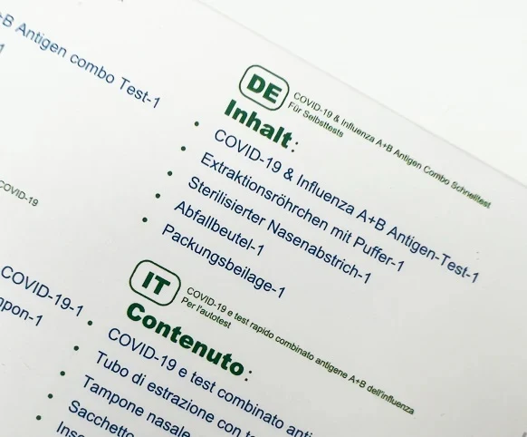 3in1 Safecare® Kombi-Test (Covid-19, Influenza A+B)