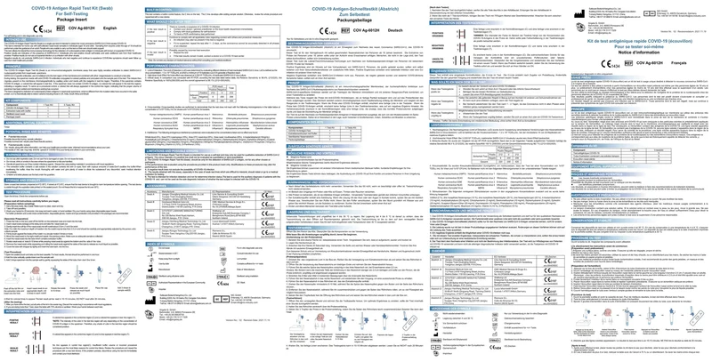 Safecare® Covid-19 Corona Schnelltest für Laien (Selbsttest) - Einzeln verpackt