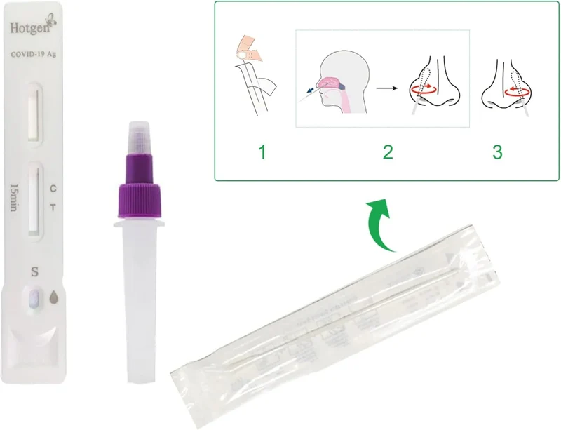 Hotgen® Covid-19 Corona Test für Laien (Selbsttest) - Einzeln verpackt