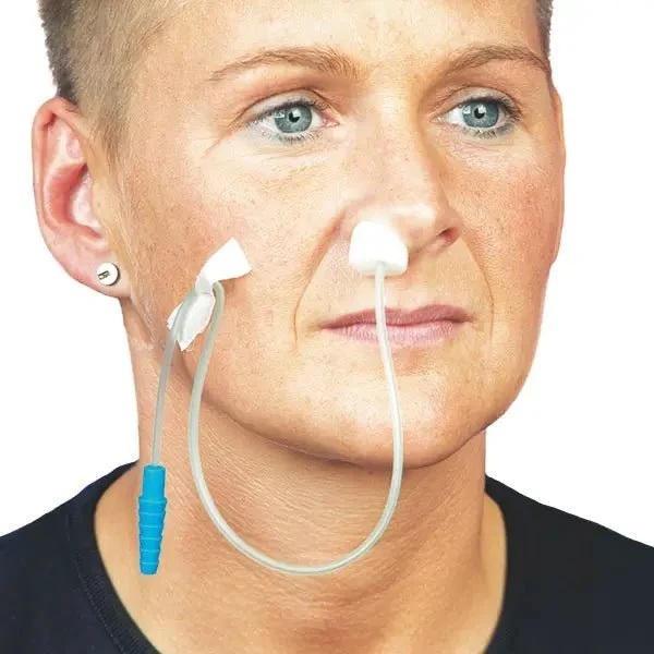 DCT Sauerstoff Katheter - Mit festangeschlossener Kompresse