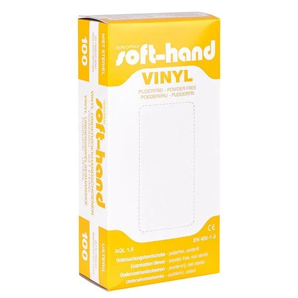 Soft-Hand Vinyl - puderfrei - Untersuchungshandschuhe