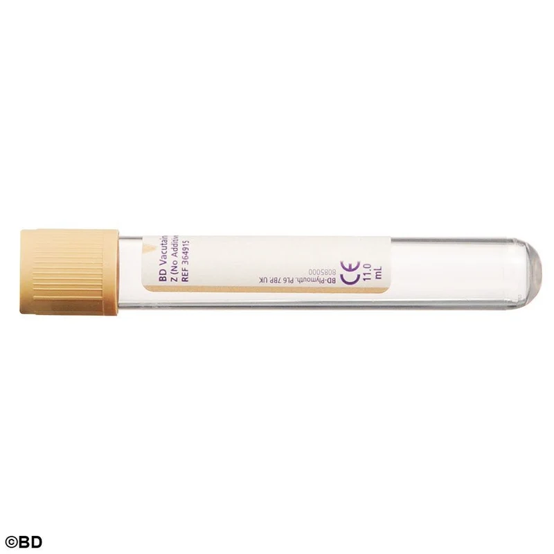 BD Vacutainer Urinröhrchen PET 11ml Hellbraun Ohne Zusatz