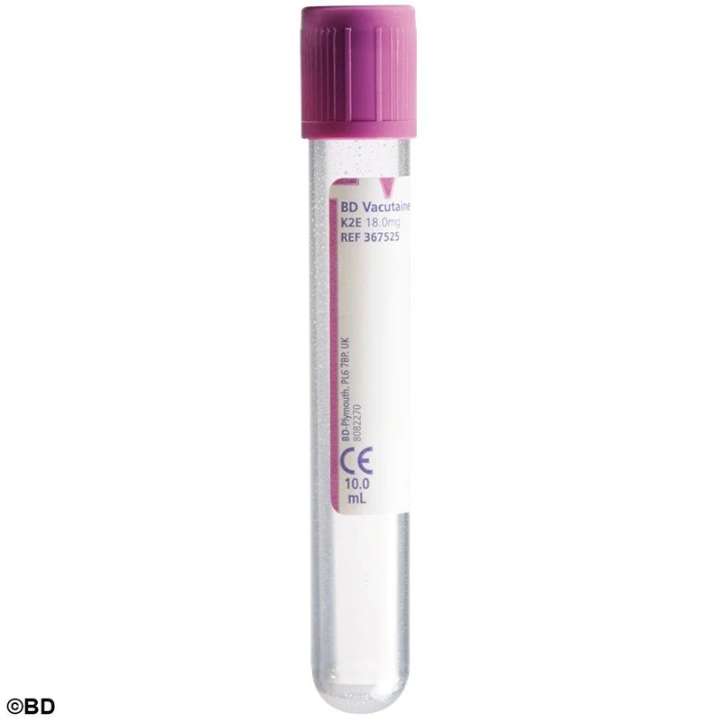 BD Vacutainer EDTA Plus Röhrchen aus PET