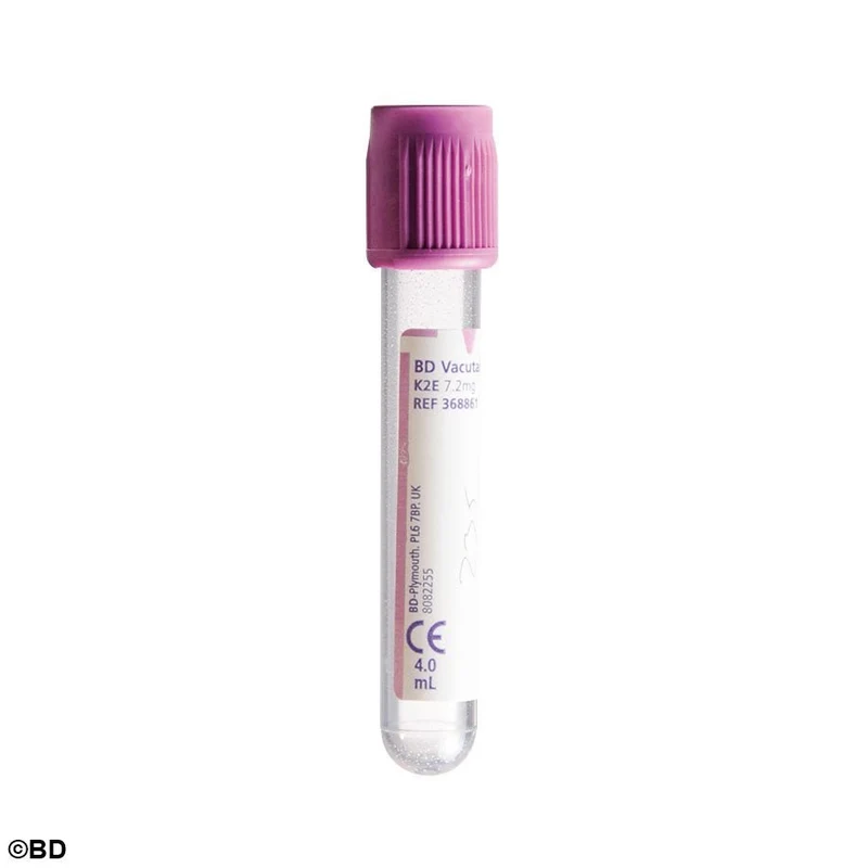 BD Vacutainer EDTA Plus Röhrchen aus PET