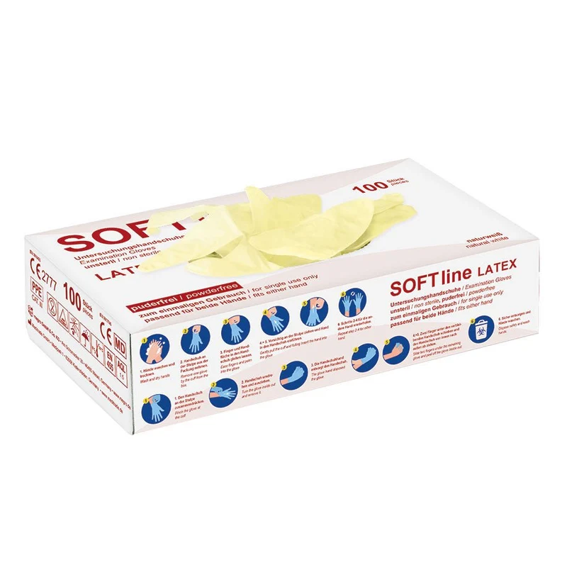 SOFT line U.-Handschuhe, Latex, unsteril, puderfrei