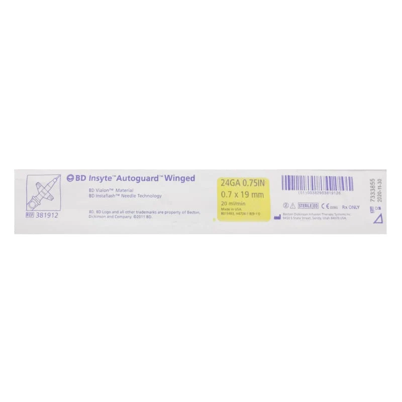 BD-Insyte Autoguard, Sicherheits-Venenverweilkanüle