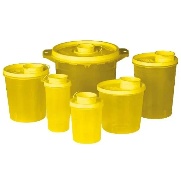 SERVOBOX Sicherheitscontainer / gelb-transparent - mit gelbem Deckel