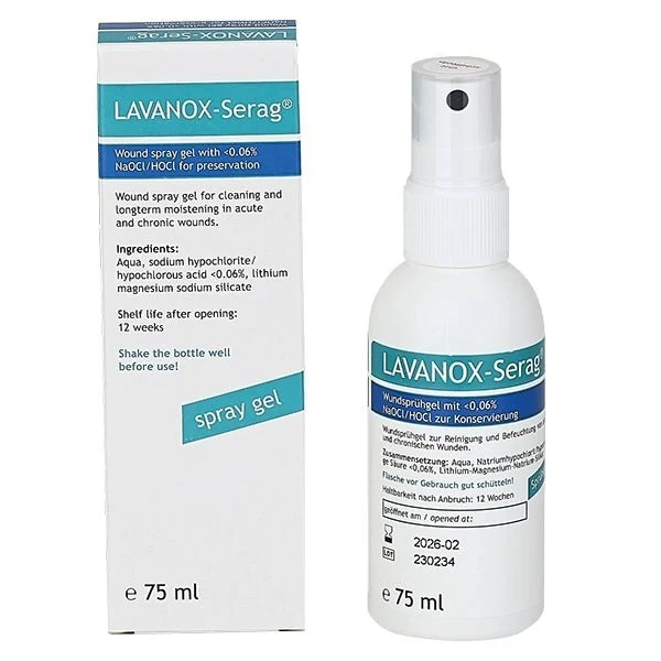 LAVANOX-Serag Wundsprühgel und Wundgel (Hydrogele)