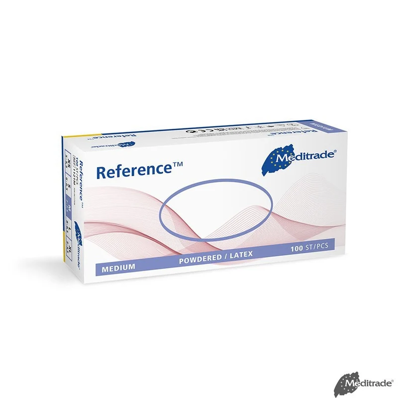 Reference U.-Handschuhe Latex, leicht gepudert, unsteril