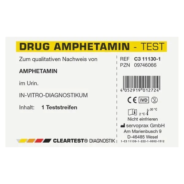 CLEARTEST Drogenteststreifen 1 Test