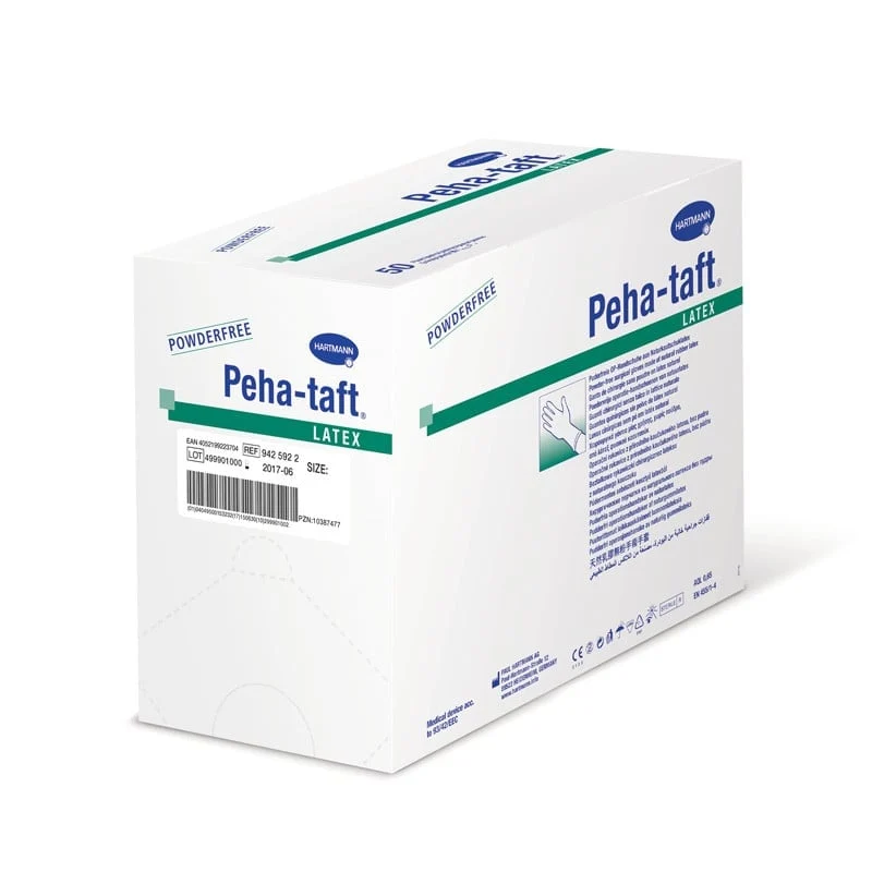 Peha-taft latex, puderfreie Latex OP-Handschuhe