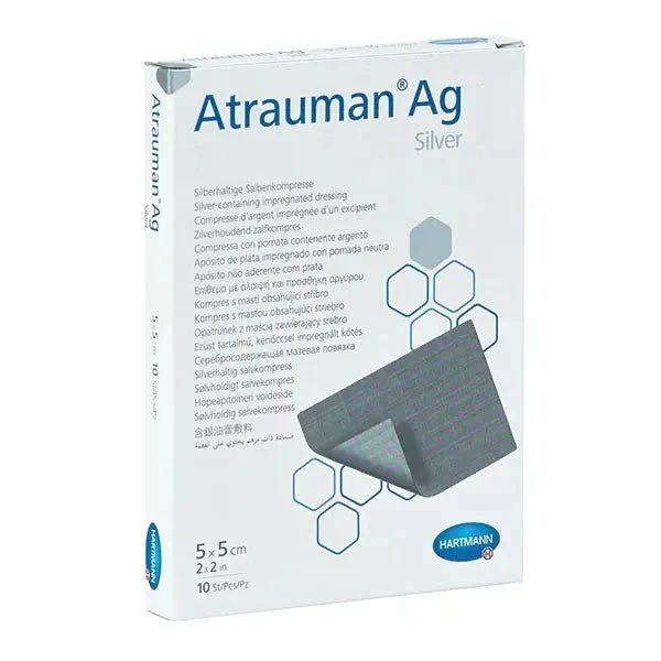 Atrauman Ag silberhaltige Salbenkompresse steril