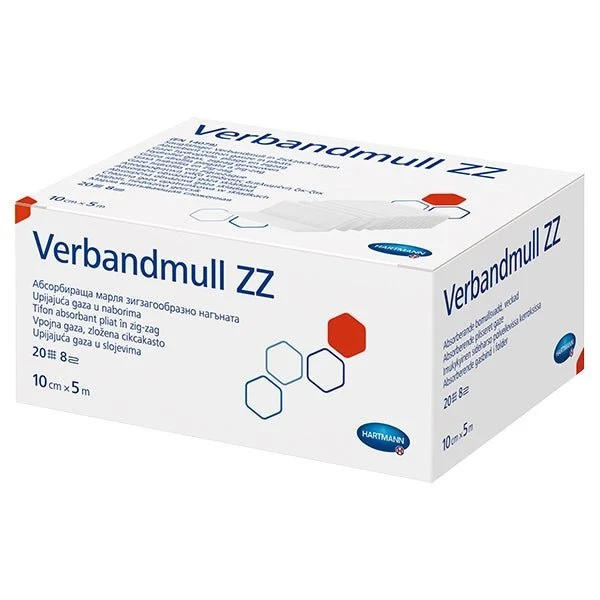 Verbandmull ZZ Hartmann, Zickzack, EN 14079, 40 m