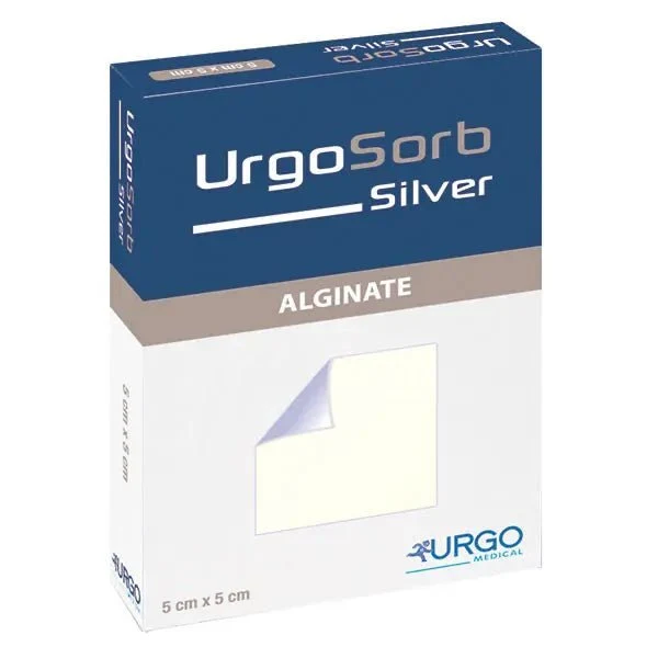 UrgoSorb Silver antibakterielle Alginatwundauflage mit Silber