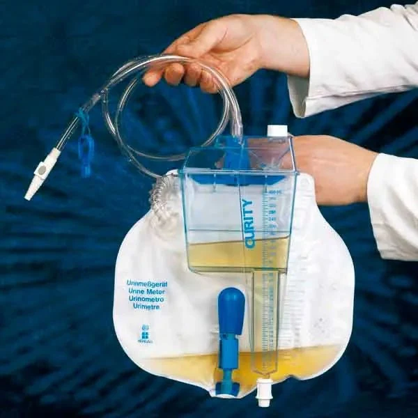 Curity Urinmessgerät 400 ml Messkammer, 2000 ml Beutel, geschlossenes System