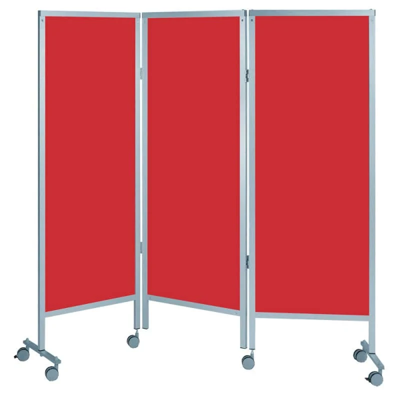 Paravent mit Rollen
