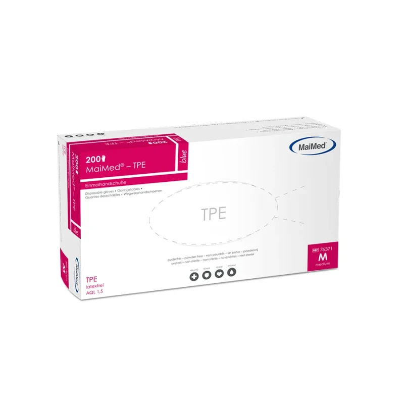 MaiMed® TPE Einmalhandschuhe, blau, puderfrei