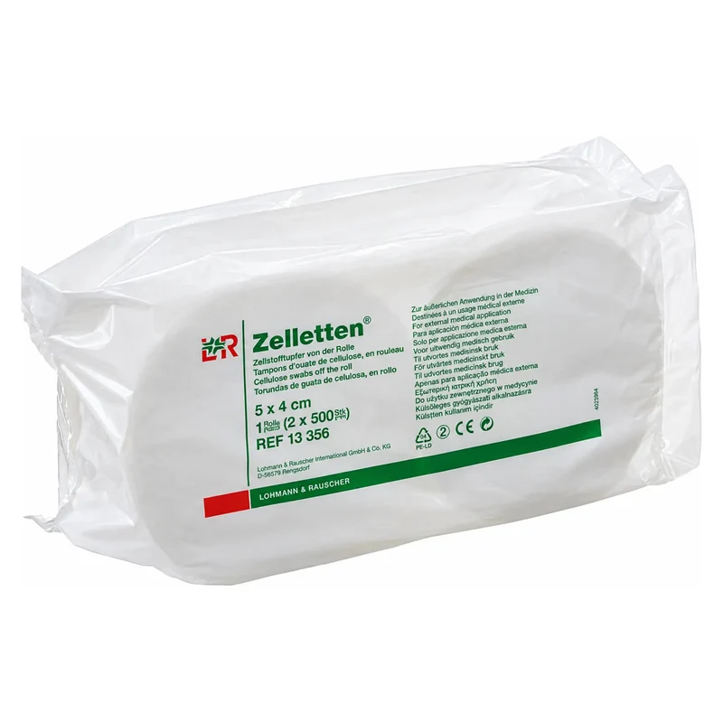 Zelletten Zellstoff Tupfer