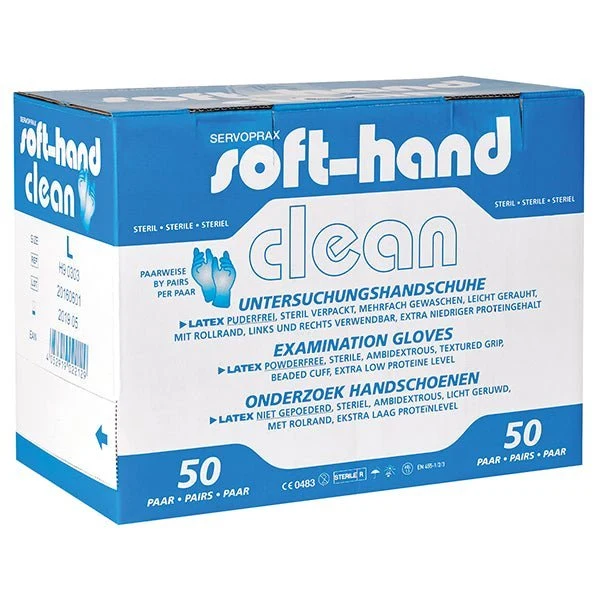 Soft-Hand Clean paarweise steril verpackt