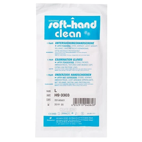 Soft-Hand Clean paarweise steril verpackt