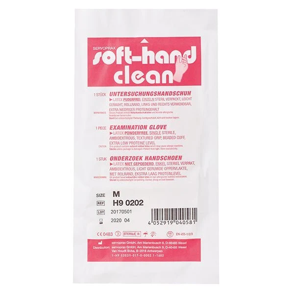 Soft-Hand Clean einzeln steril verpackt