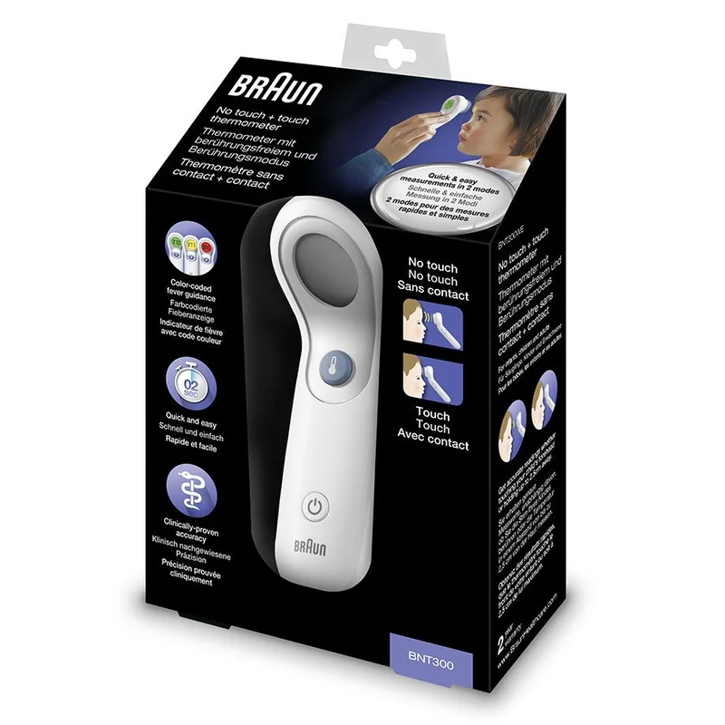 BRAUN Stirnthermometer BNT300 berührungsfrei