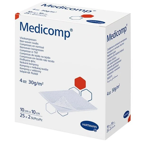 Medicomp Vlieskompressen - 6-fach
