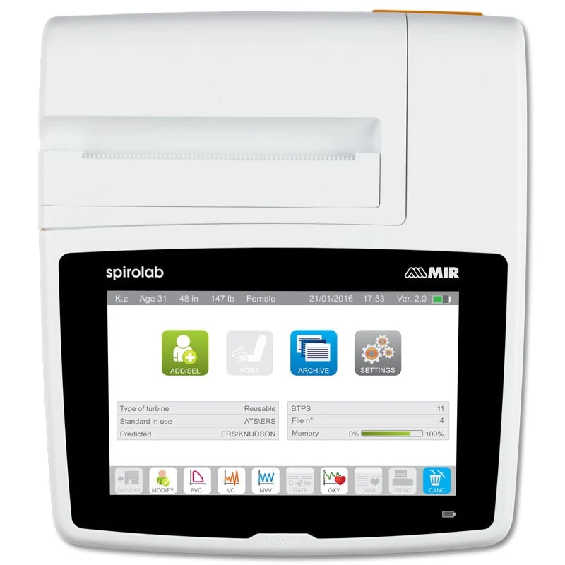 New Spirolab Desktop-Spirometer