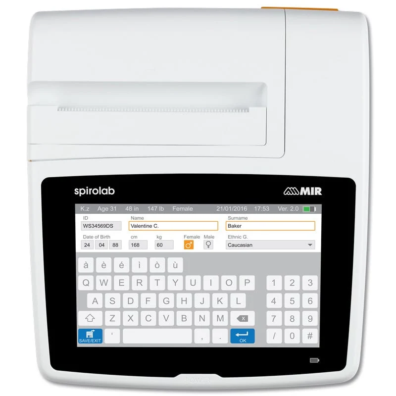 New Spirolab Desktop-Spirometer