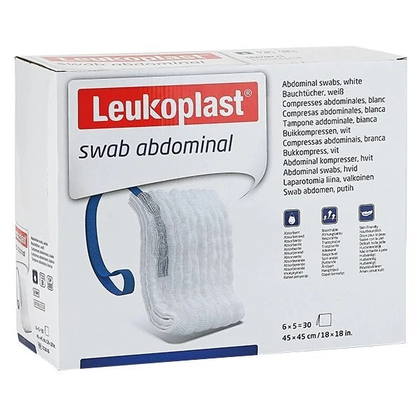 Leukoplast Swab Abdominal Bauchtuch