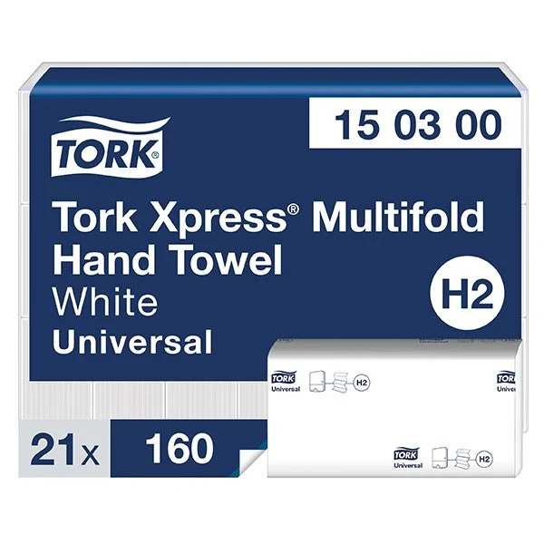 Xpress Multifold Handtücher 2‑lagig hochweiß H2 Tissue