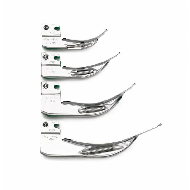 FiberOptik Macintosh Laryngoskop-Spatel