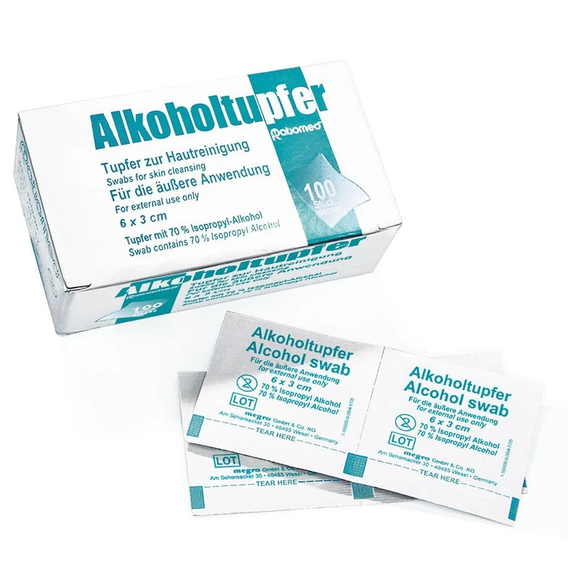 Alkoholtupfer ratiomed 6 x 3 cm
