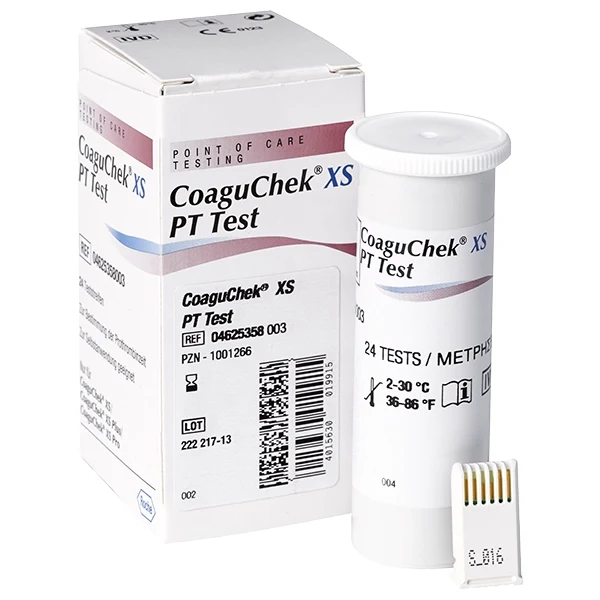 CoaguChek XS PT-Test 24 Teststreifen