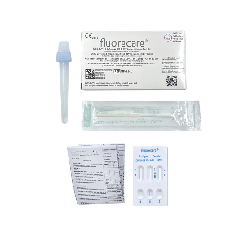 4in1 fluorecare® Kombi Test (Covid-19, Influenza A&B, RSV)
