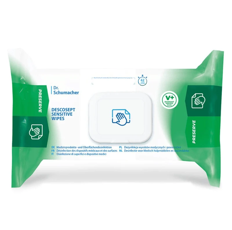 Dr. Schumacher Descosept Sensitive Wipes Desinfektionstücher