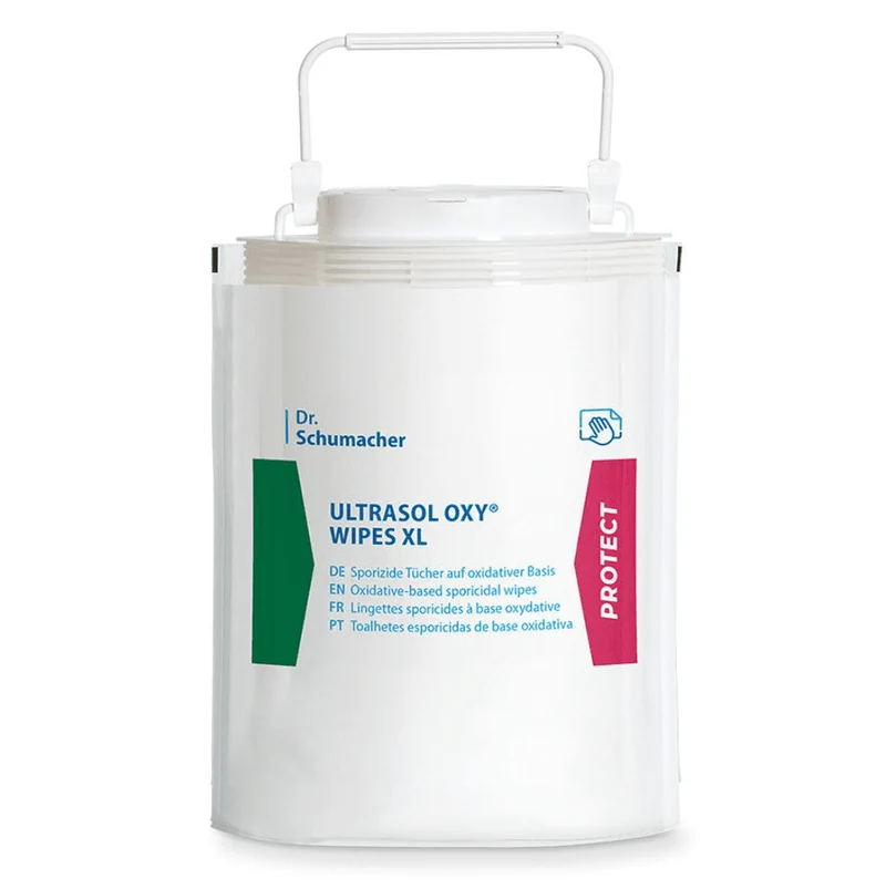 Dr. Schumacher Ultrasol Oxy Wipes XL (120 Tücher) - MHD 02/2026