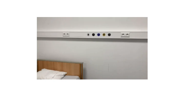 Aufkleberset "Anschlüsse medizinische Gase" – 5-teiliges 3D-Aufkleber-Set