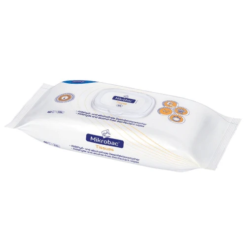 Mikrobac XXL Tissues Flowpack Desinfektionstücher