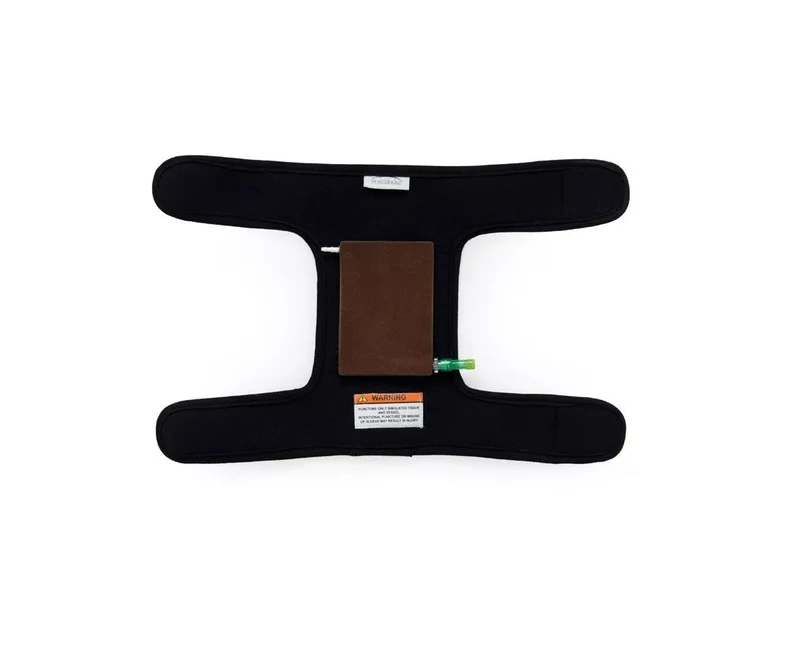 Gefäßzugangs-Armhalterung mit Tissue Pad