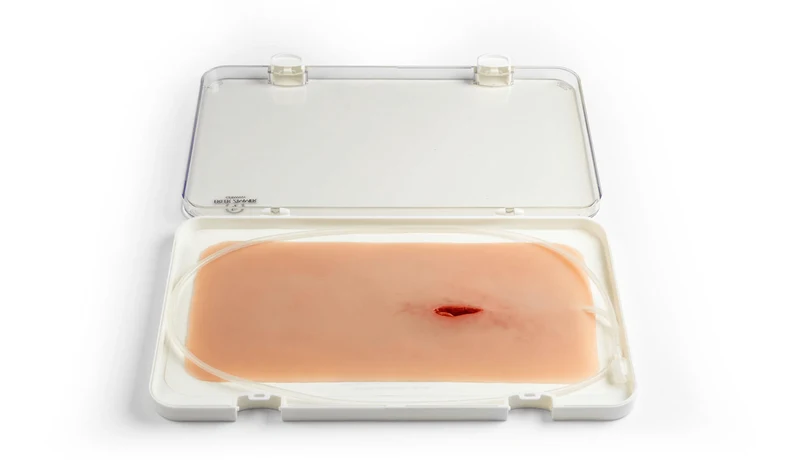 Wundmoulage Stichwunde mit Blutungsfunktion