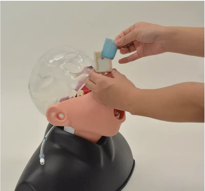Nasopharyngealer Abstrichsimulator