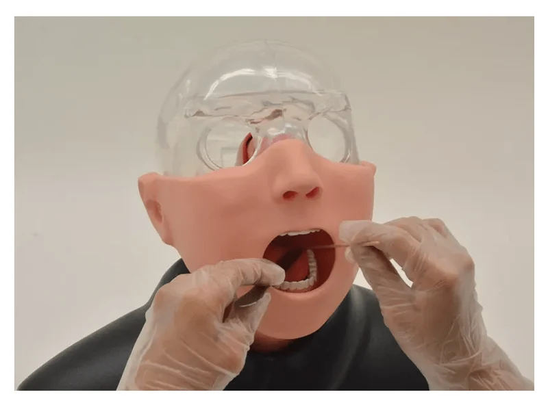 Nasopharyngealer Abstrichsimulator
