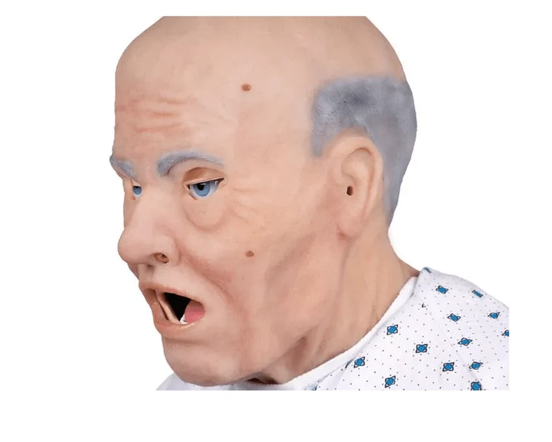 Geriatrischer Kopfüberzug für Pflegepuppen