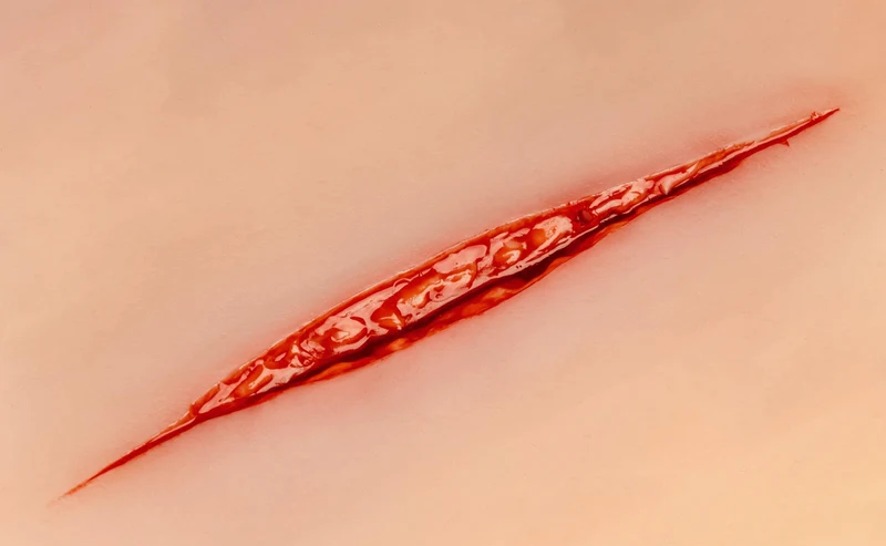 Wundmoulage Suizidversuch