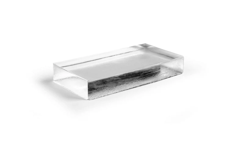 Kunstglas zur Splittersimulation