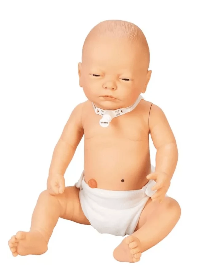 Übungsbaby für die Pflegeausbildung, männlich