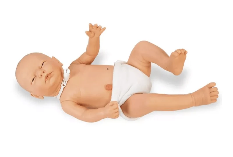 Übungsbaby für die Pflegeausbildung, männlich