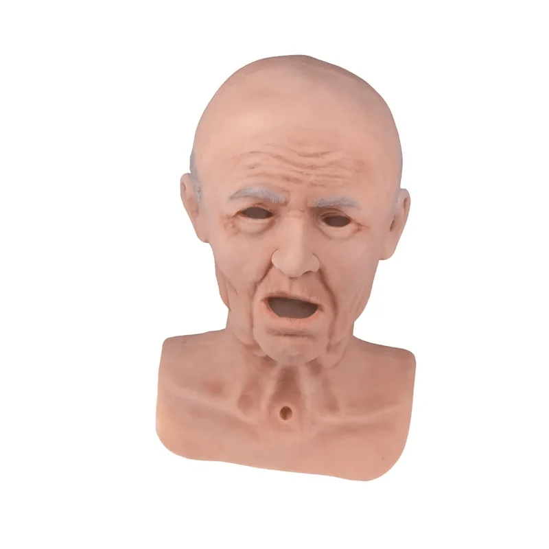 Kopfüberzug "Senior" für Pflegepuppen